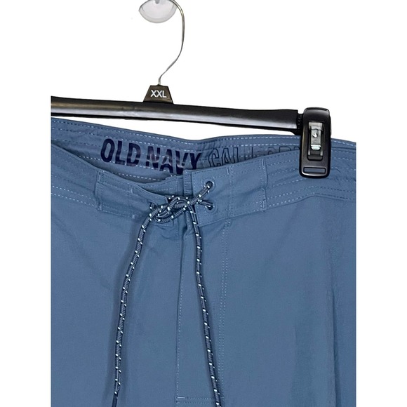 Old Navy Men Board Short Bottom Swim Trunks Hybrid Drawstring Blue Size 50 NWT - Picture 2 of 10